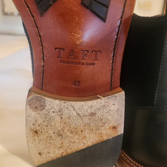 Taft Black Leather and Suede Men's Boots - Picture 6 of 7
